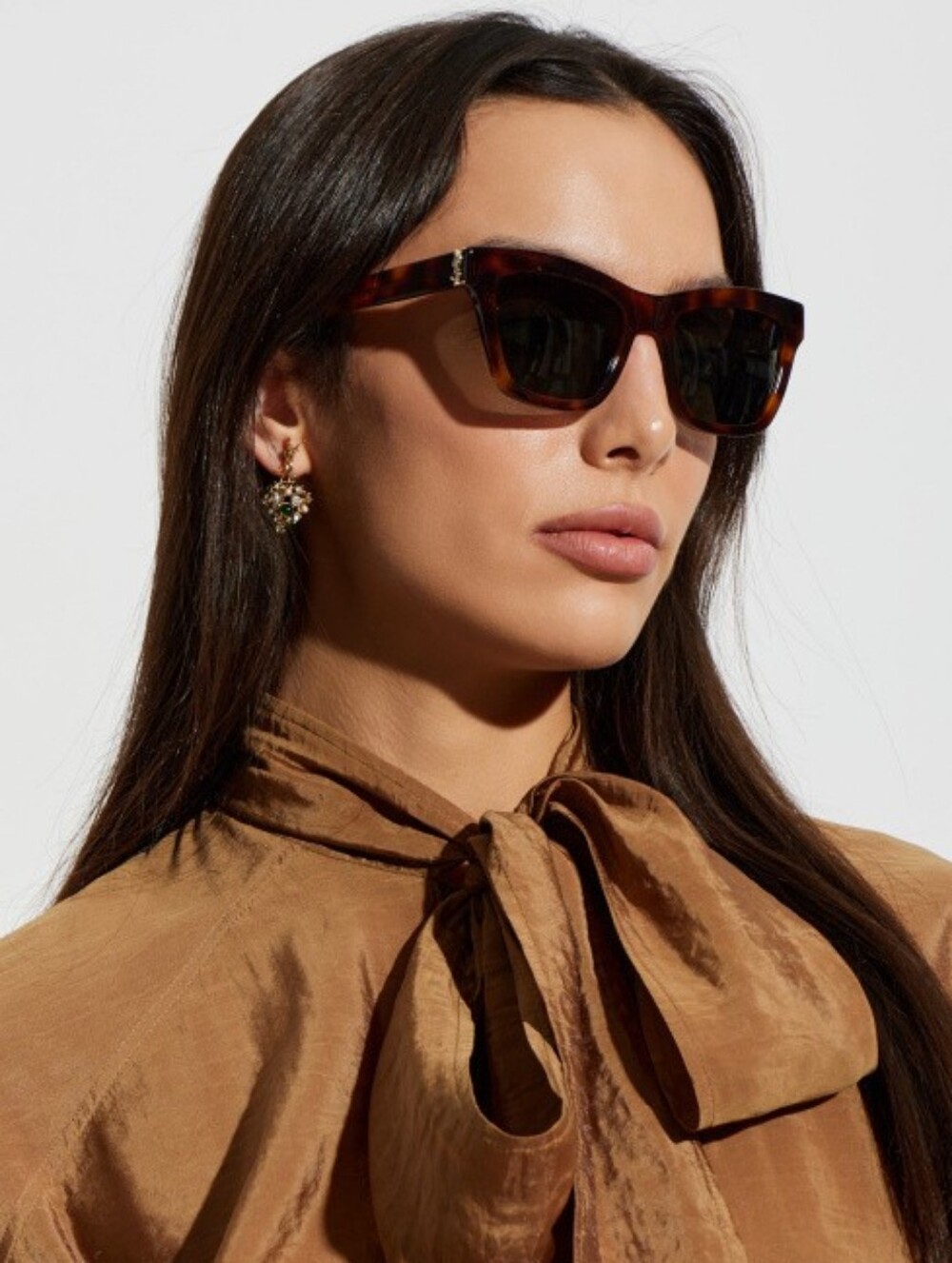 Brand NEW!!! YSL Saint Laurent SL M156  Sunglasses $595 Tortoise Shell WITH COA